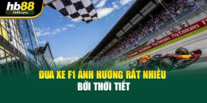 Đua xe F1 ảnh hưởng rất nhiều bởi thời tiết