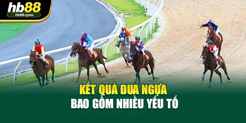 Kết quả đua ngựa bao gồm nhiều yếu tố