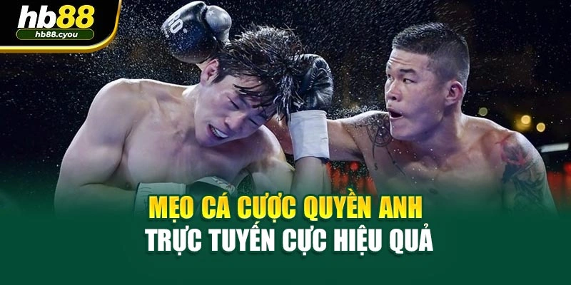 Mẹo cá cược quyền Anh trực tuyến cực hiệu quả