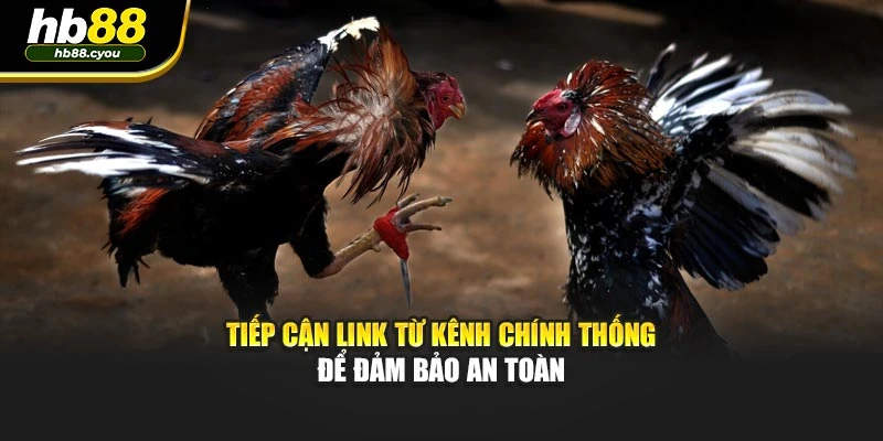 Tiếp cận link từ kênh chính thống để đảm bảo an toàn